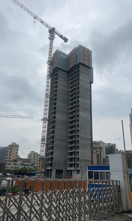 花都城投·湖山雅筑施工进度图