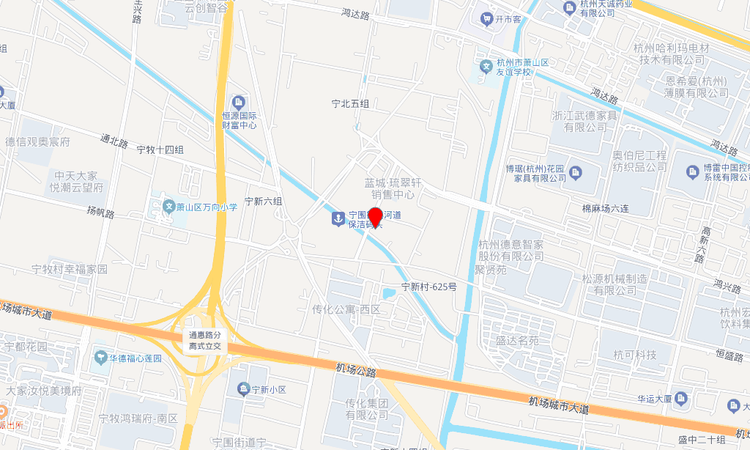  蓝城萧山桥南项目交通图