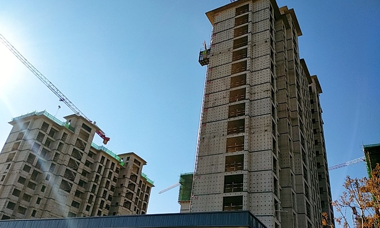 中国铁建·景晟学府施工进度图