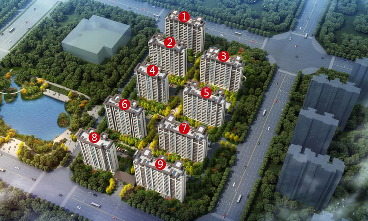 荣盛锦绣学府效果图