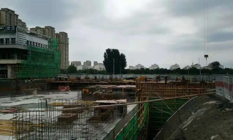 华新·时代广场施工进度图