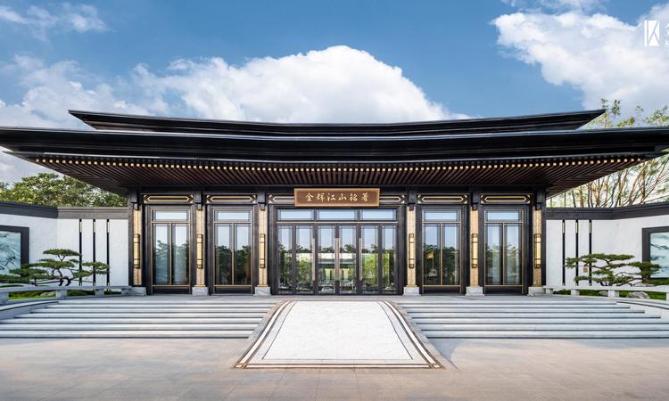 金辉江山铭著实景图