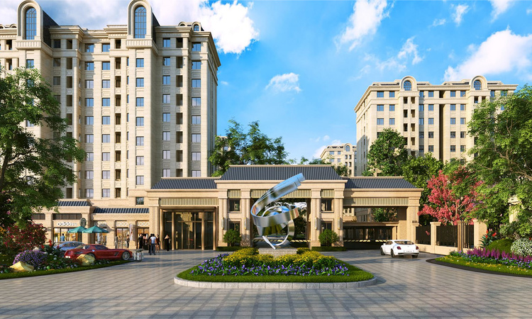 特变中央湖效果图