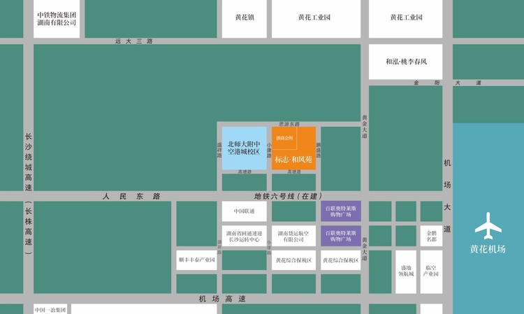 标志和风苑交通图