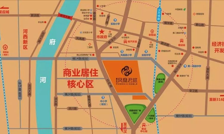 爱仕达·凤凰君庭交通图