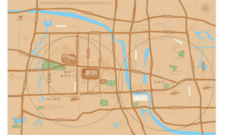 新城郡望府交通图