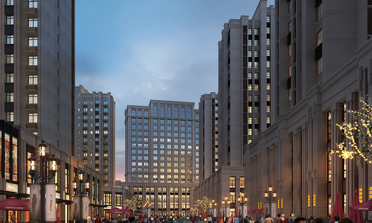 厚德锦街效果图