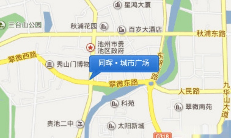 同晖·城市广场交通图