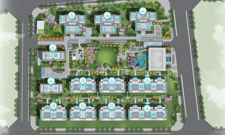 保利逸都和府楼层平面图