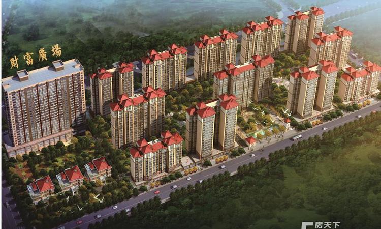 和园财富广场效果图