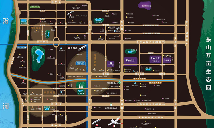 东山雅苑交通图