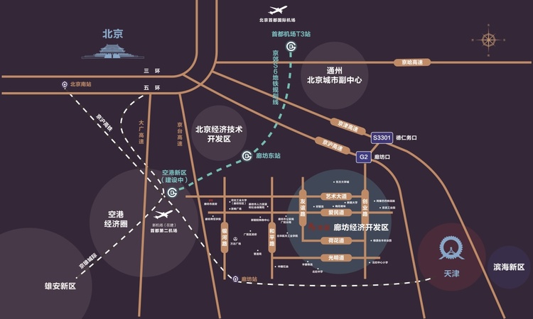 远景数字生态产业园交通图