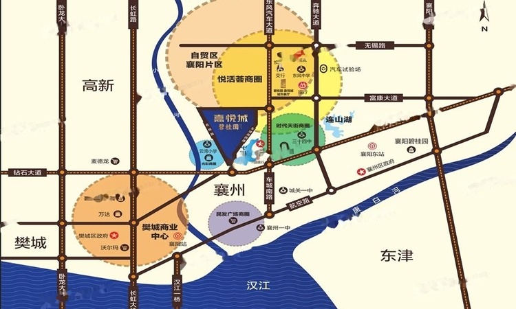 碧桂园·嘉悦城交通图
