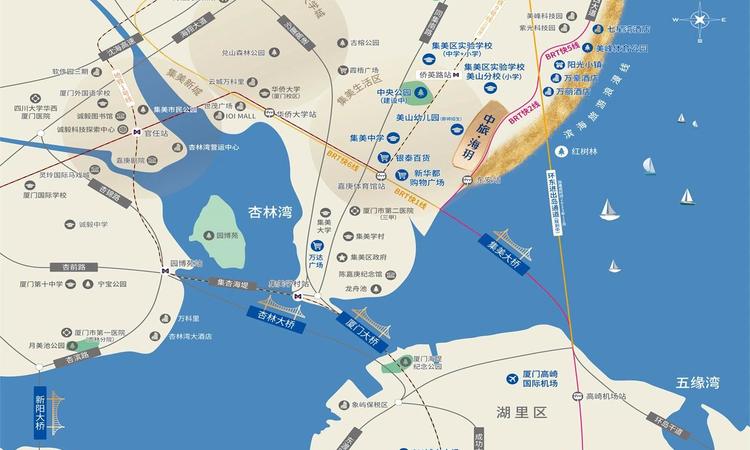 中旅海玥交通图