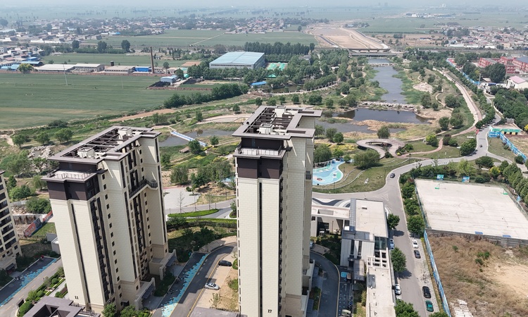 石家庄众人翡丽湾施工进度图