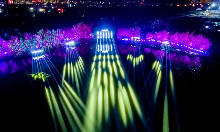 云湖四季实景图