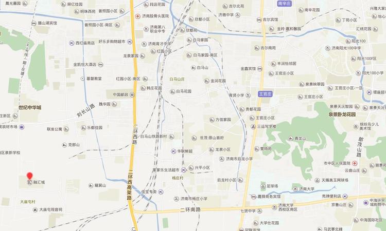 融汇城锦绣里交通图