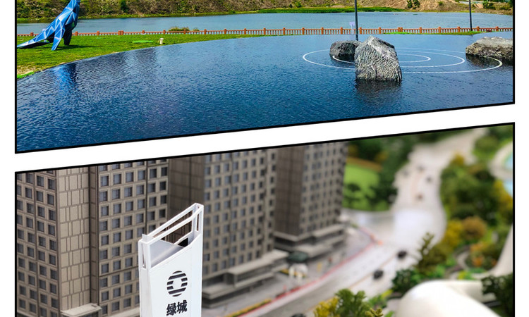 绿城海上明月实景图