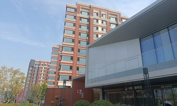 中建海河陆號院施工进度图