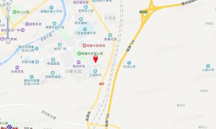 中达天骄府交通图