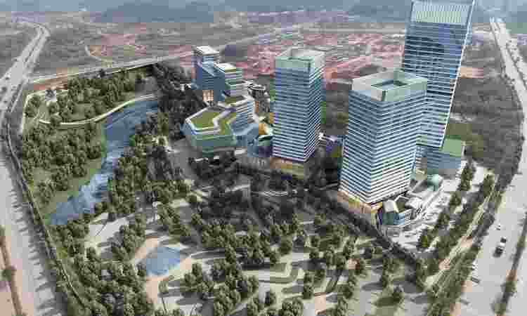 德阳绿地智慧公园城楼层平面图