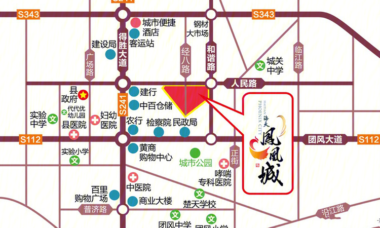 海天·凤凰城交通图