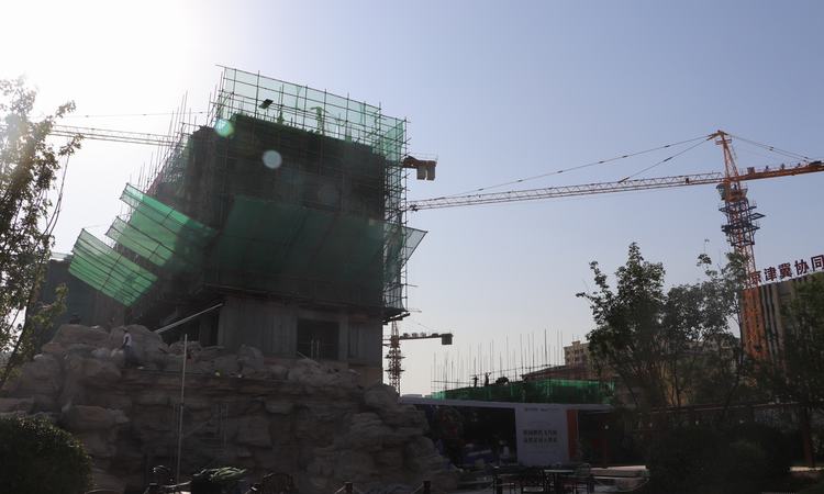 邢台天山熙湖二期施工进度图