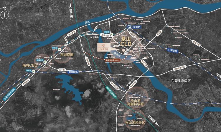 莞民投·和昌莞月湾交通图