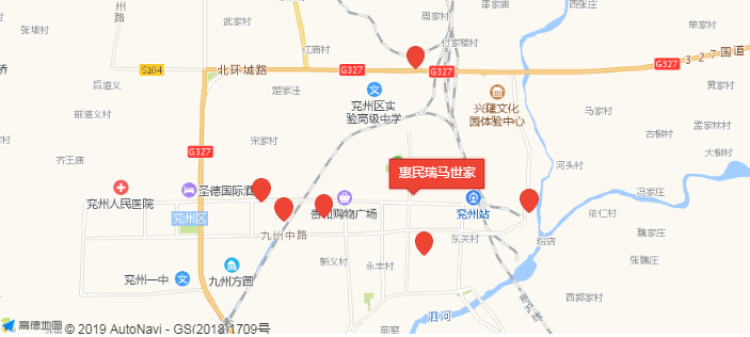 惠民瑞马世家交通图