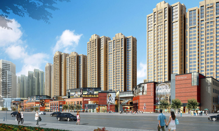 元泰新世界步行街效果图