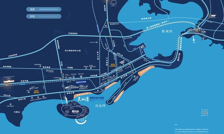 青岛东方影都交通图