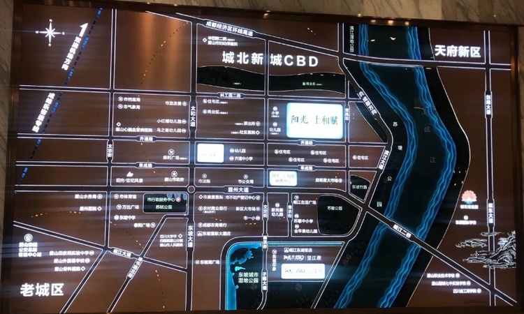 阳光上和赋交通图