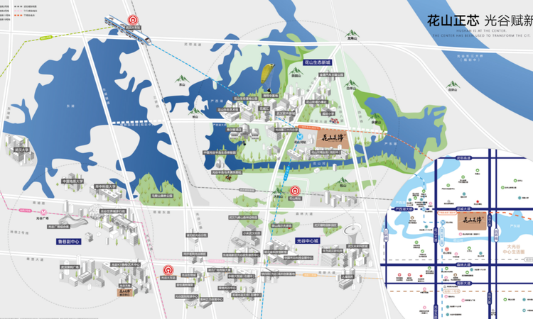 花山花锦交通图