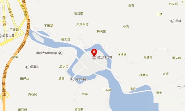 滨江时代城交通图