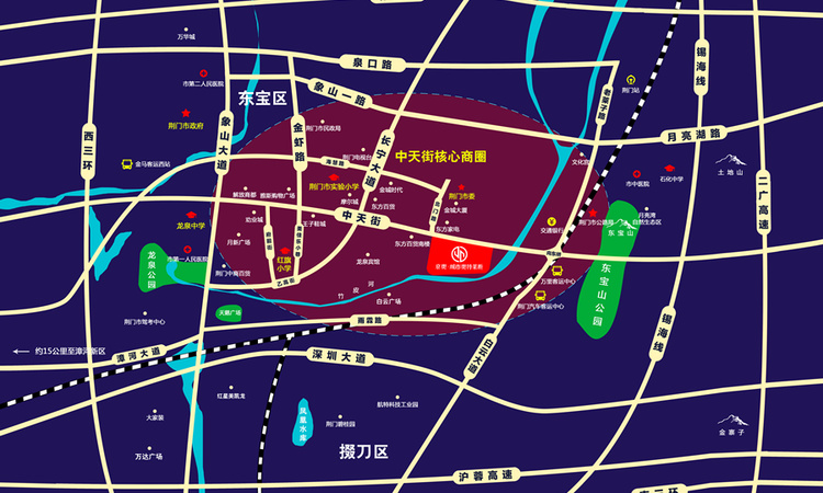 京奥·城市奥特莱斯交通图