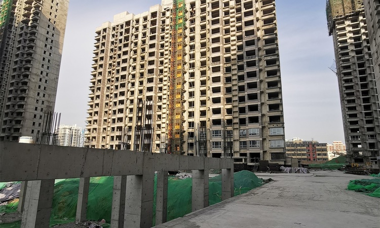 新城昕樾施工进度图