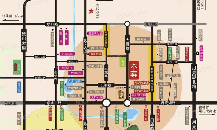 中房·大桥名居交通图
