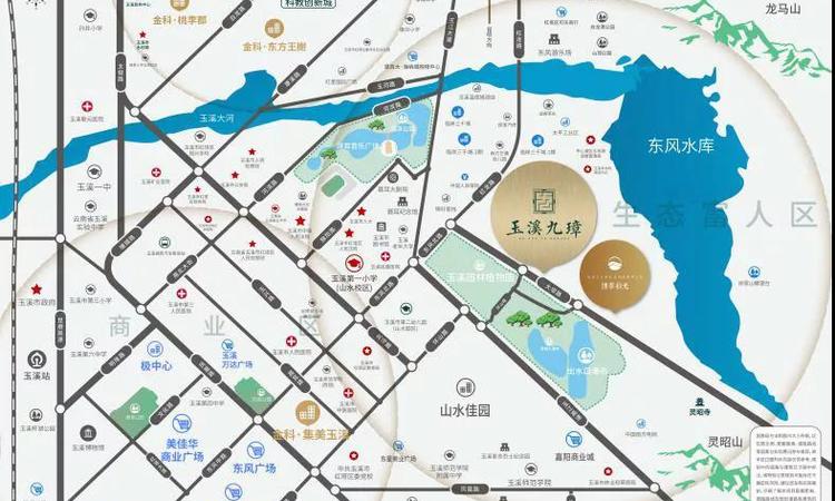 玉溪九璋交通图