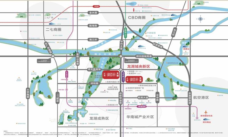 正荣御首府交通图