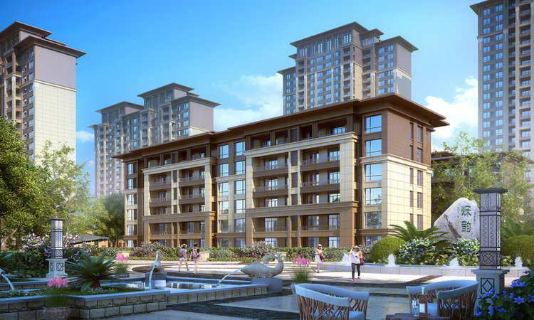 启德华府二期实景图