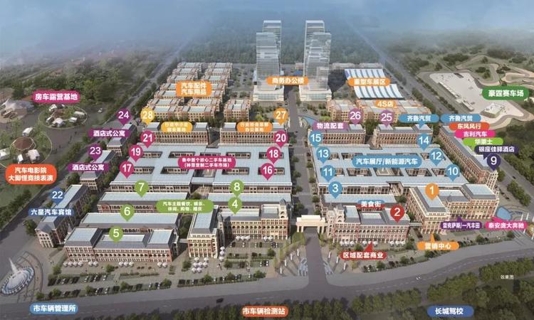六星汽车小镇效果图