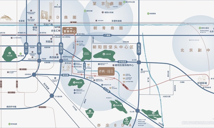 保利·锦上交通图