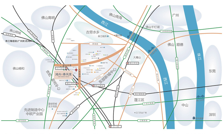 鸿升·春风里交通图