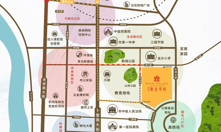 博泰·紫金华府交通图