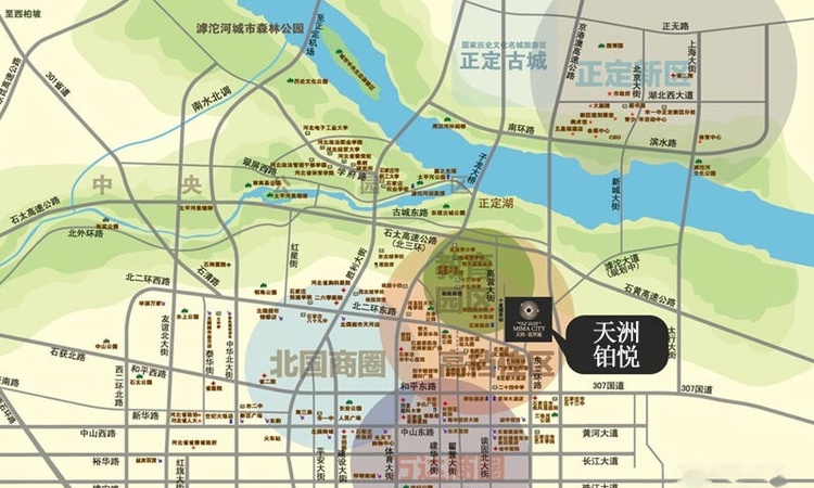 天洲铂悦交通图