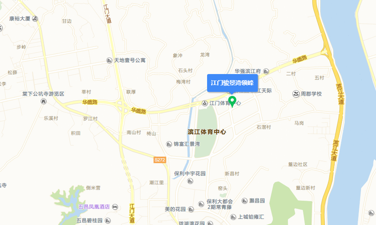 骏景湾领峰交通图