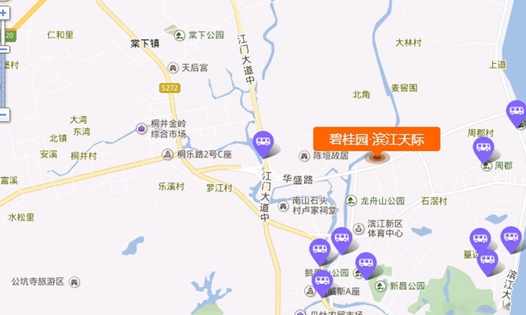 碧桂园·滨江天际交通图