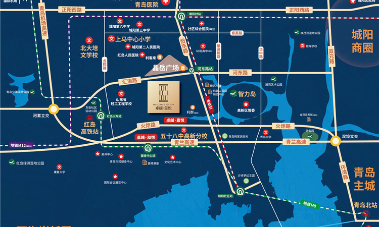 卓越·玺悦交通图