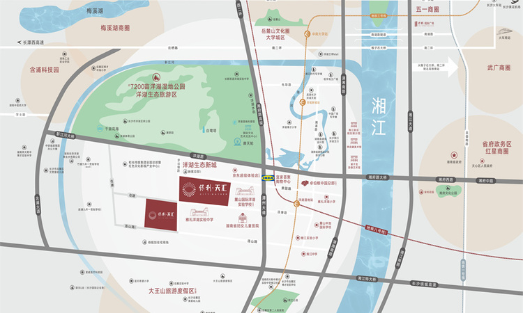 保利天汇·汇公馆交通图