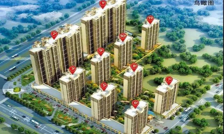 平顶山广诚美林里实景图